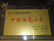 2012年2月9日，許昌建業(yè)帕拉帝奧被許昌市委市人民政府評為十佳住宅小區(qū)。